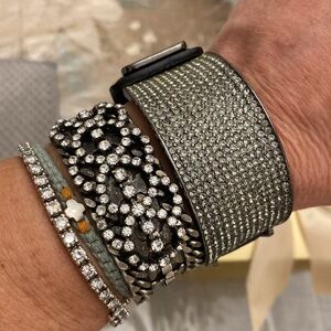2Piece Bundle Dannijo Bracelet & leather Saks Bracelet.